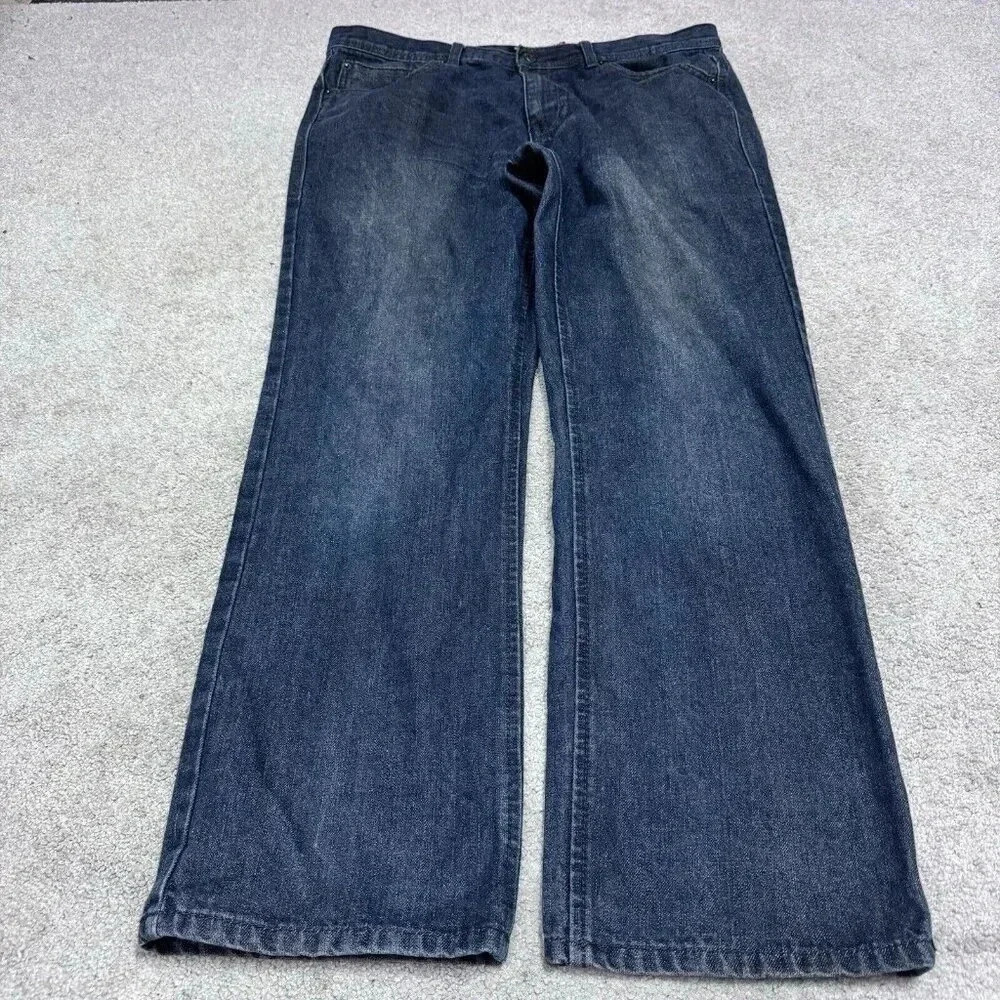 Michael Brandon Jeans Blue Straight Pockets Men’s Size 36x30
